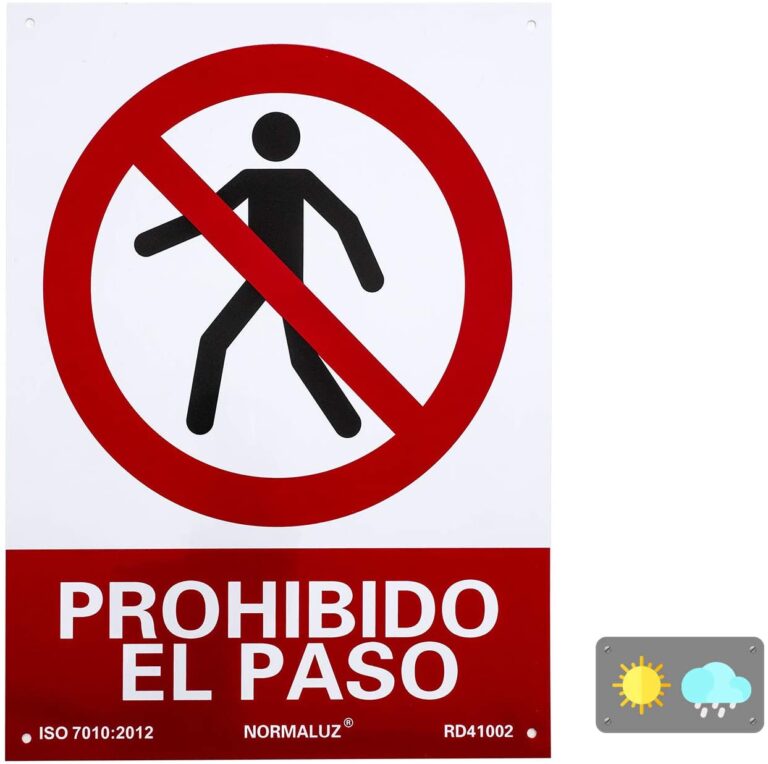 Carteles De Prohibido El Paso Amazon
